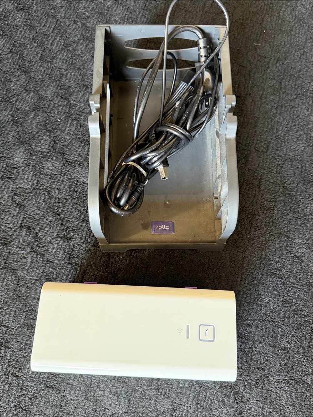 Rollo Label Printer with label holder